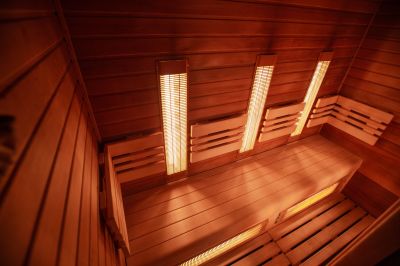 Completed Sauna Interior